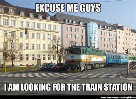 Just Follow The Tracks Funny Pictures Runaway Train Funny Memes