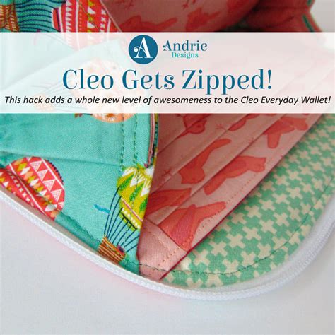 Credit score your credit score is about to get a whole lot healthier. Cleo Gets Zipped | Pattern hack, Purse sewing patterns, Everyday wallet