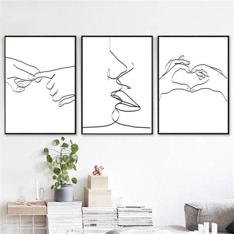 All orders are custom made and most ship worldwide within 24 hours. Love Wall Art Set Of 3 Prints Heart Hands Kiss Art Hands ...