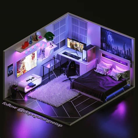 3d Room And Gaming Setups On Instagram “🎯rate This Room From 1 10 🎯 💙what Is Your Fav Serie 💙