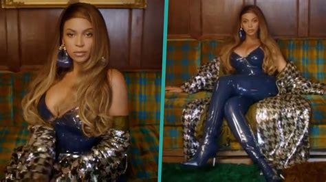 Watch Access Hollywood Highlight Beyonce Shows Off Sexy Figure In Latex Bodysuit For Ivy Park