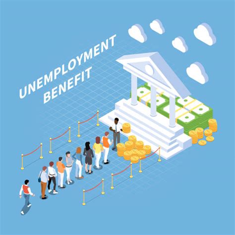 360 Unemployment Benefits Stock Illustrations Royalty Free Vector