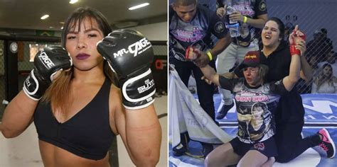 video transgender woman anne veriato makes history defeats man in mma debut in brazil