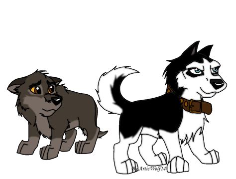 Balto And Steele As Pups By Articwolf14 On Deviantart