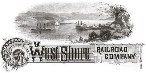 Old West Shore Logo Railroad Station Old West Vintage Western