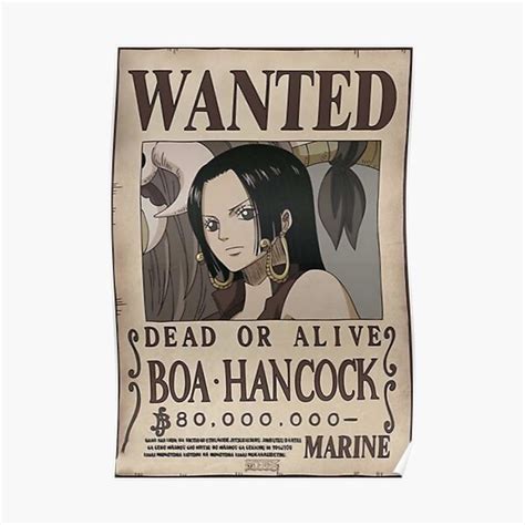 Boa Hankok Wanted Poster Poster For Sale By Dumontbast Redbubble