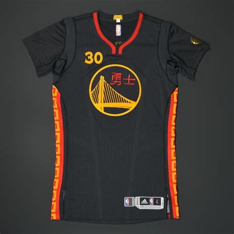 Stephen Curry Golden State Warriors Game Worn Chinese New Year