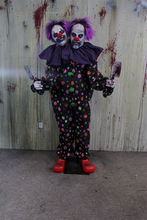 Evil Clown Props Creepy Collection Haunted House