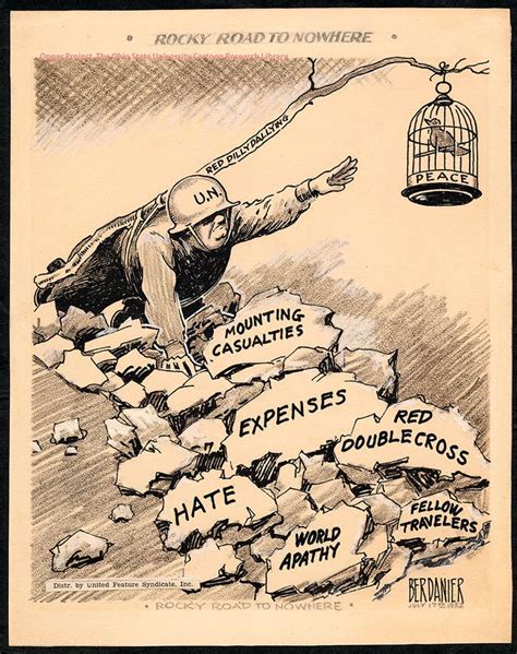 Rocky Road To Nowhere By Paul Berdanier On July 17 1952 Cartoon