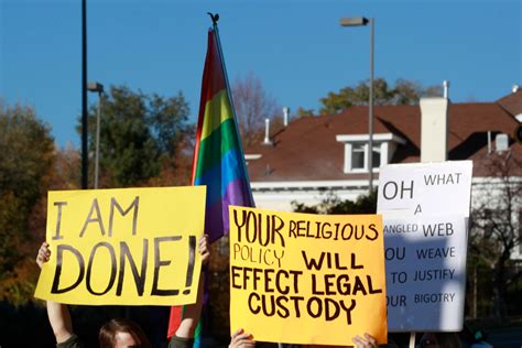 Mormons Resign From Church In Protest Of Same Sex Policy