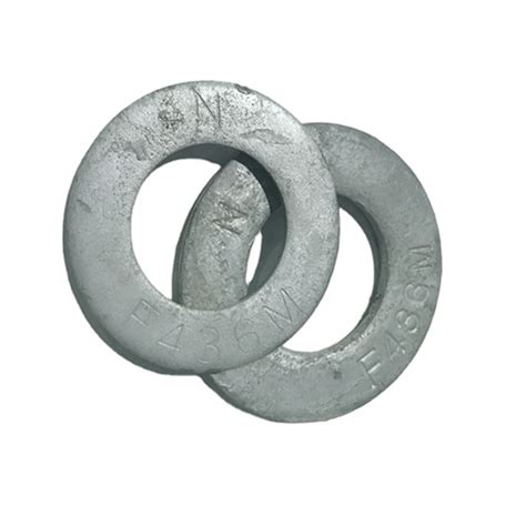 Hardened Steel Structural F436 M12 Flat Spring Washers Hot Dip Galvanized