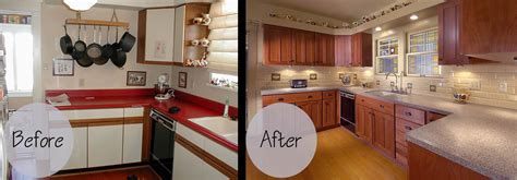 Kitchen Cabinet Refacing Before After Interior Design Inspirations