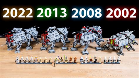 Lego Star Wars At Te Comparison 75337 75019 7675 4482 Youtube