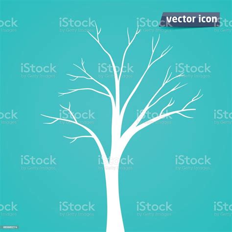 Tree Silhouette Vector Icon Stock Illustration Download Image Now