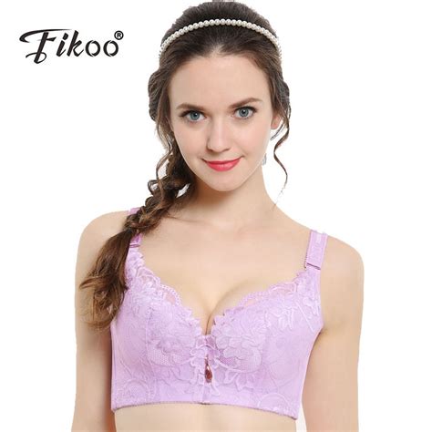 Buy Fikoo Embroidery Lace Bras Push Up Bra C D Cup