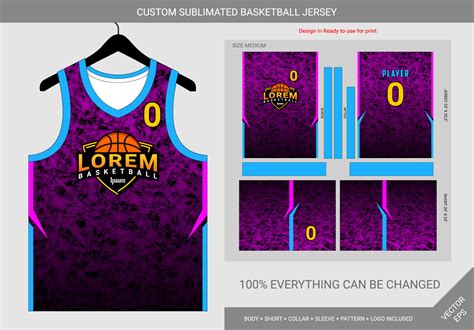 Sublimation Basketball Jersey Vector Art Icons And Graphics For Free