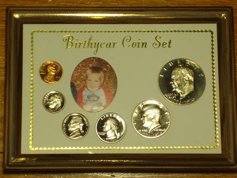 5 X 7 Birth Year Coin Set Picture Frame Coin Art Coin Frame
