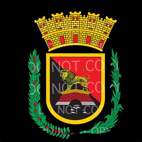 Diseño Del Escudo De La Ciudad De Ponce Puerto Rico Png Etsy España