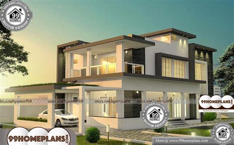 Simple Rectangular House Plans With 3d Elevations 700 Modern Plans