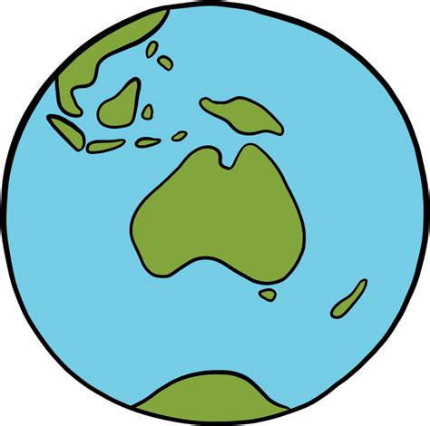 Earth Doodle Freehand Drawing 15715103 Png