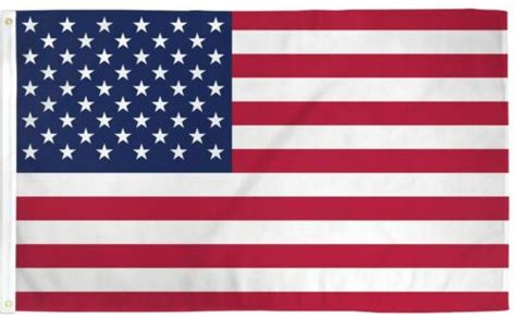 Usa 50 States 3x5 3ft X 5ft Nylon Polyester Perma Dye Flag House Banner
