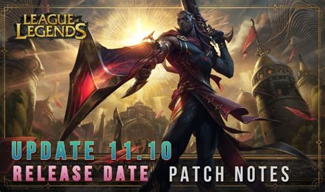 Patch 1110 League Of Legends Release Date Patch Notes