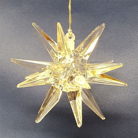 Acrylic Moravian Star Ornament 3 Inch 12 Pack Star Ornament
