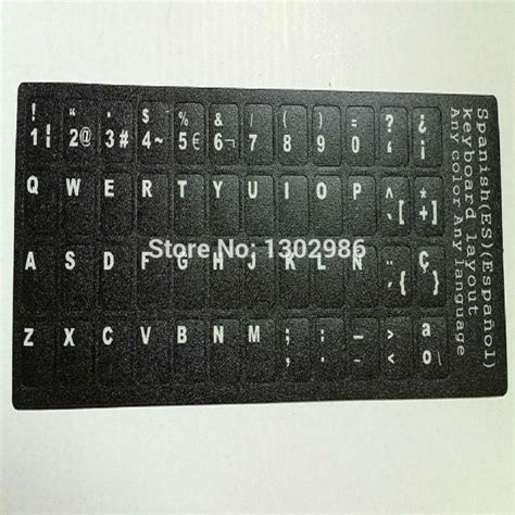 Visit To Buy 50pcs Spanish Letters Alphabet Learning Keyboard Layout
