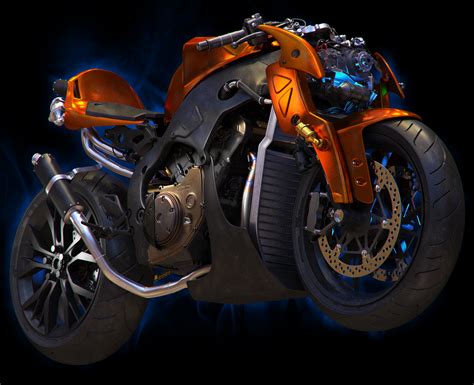 Artstation Fantasy Motorcycle