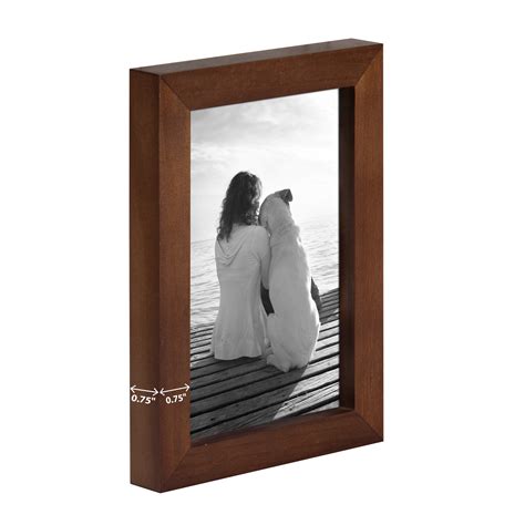 Designovation Gallery Wood Photo Frame Set For Customizable Wall Or