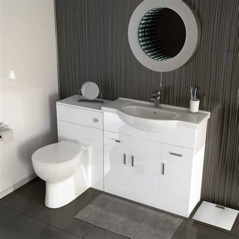 Choose from hundreds of traditional and modern bathroom vanity units in all styles and designs, including marble vanity units. Alexander James 1350mm Vanity Unit Toilet Suite | Toilet ...