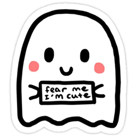 Cute Ghost Sticker Sticker Mania