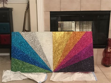 Diy Glitter Wall Art Glitter Wall Art Glitter Wall Glitter Diy