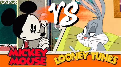 Bugs Bunny Vs Mickey Mouse Who Wins The New Seasons Battle Youtube