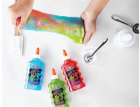 Parent Craft Projects Parent And Child Crafts From Elmers Slime Craft Slime With Glitter