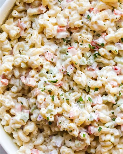 Easy Macaroni Salad — Her Wholesome Kitchen