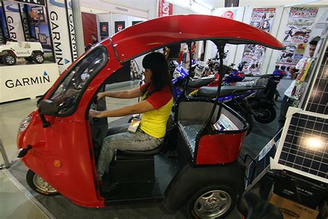 E Trike At Manila Auto Show Photos Gma News Online