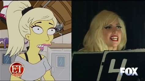 The Simpsons Lady Gaga Behind The Scenes Youtube