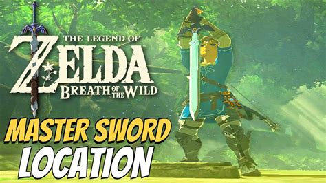 Zelda Breath Of The Wild Master Sword Location Lost Woods Puzzle