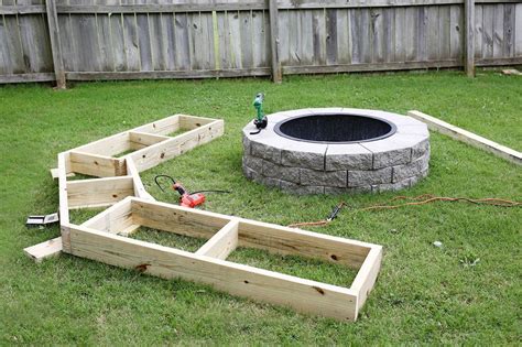 Nothing beats outdoor entertaining, but with the cold, it can be tough to have a party outside.this is why you need a backyard fire pit. Build Your Own Curved Fire Pit Bench - A Beautiful Mess