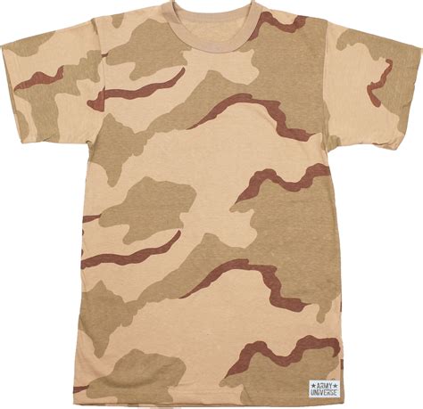 Army Universe Tri Color Desert Camouflage Short Sleeve T Shirt With