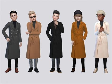 Heinrich Winter Coat Kids By Mclaynesims At Tsr Sims 4 Updates