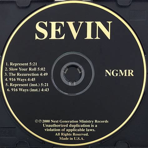 Sevin Sevin 2000 Cdr Discogs