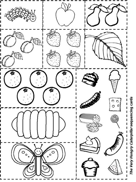Very Hungry Caterpillar Coloring Pages Coloring Home