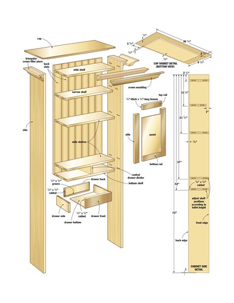 Build a gorgeous design with these plans and video tutorial on woodshop diaries! Woodwork Wood Shop Cabinets Plans PDF Plans