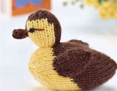 Free Knitting Pattern For Ducklings Duck Farm Animal Kids Knitting
