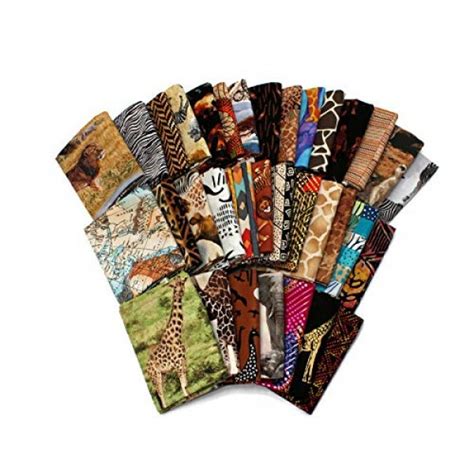 10 Fat Quarters Africa African Fat Quarter Bundle Animals