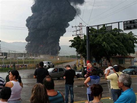 Lightning Strike Sparks Venezuela Oil Refinery Blaze