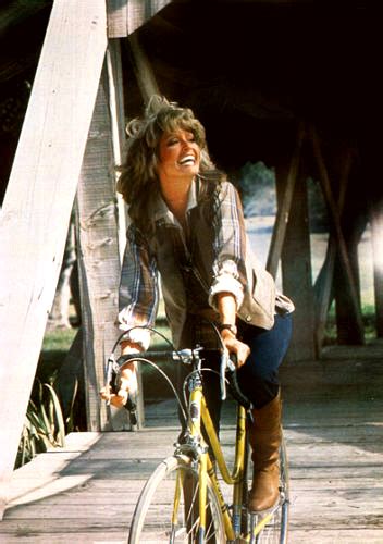 Farrah Smiles Riding On Her Ten Speed Farrah Fawcett Hollywood Event Hollywood