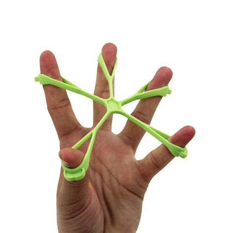 set of 3 finger stretcher hand extensor exerciser resistance bands training set sporting goods